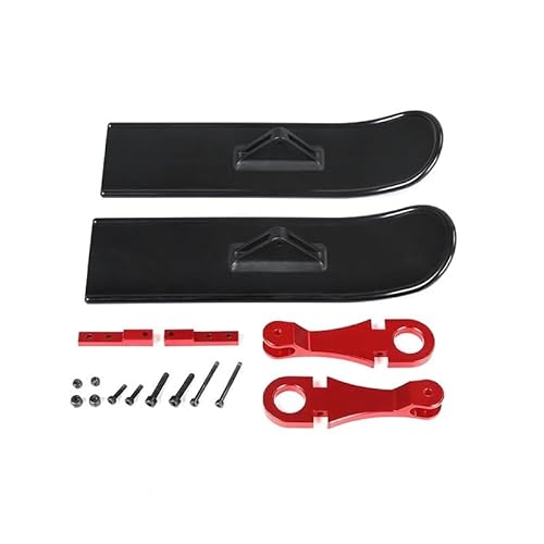 EtriiQURV Schlitten Klettern Schnee Bord Kit for 1/5 Hpi Rovan Baja Km Rofun BAHA 5b 5t 5sc LKW Rc Auto Racing Spielzeug Teile(Red) von EtriiQURV