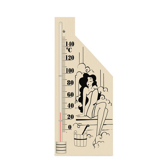 Handgefertigtes Sauna-Thermometer Aus Holz von Etsy - 13abyDream