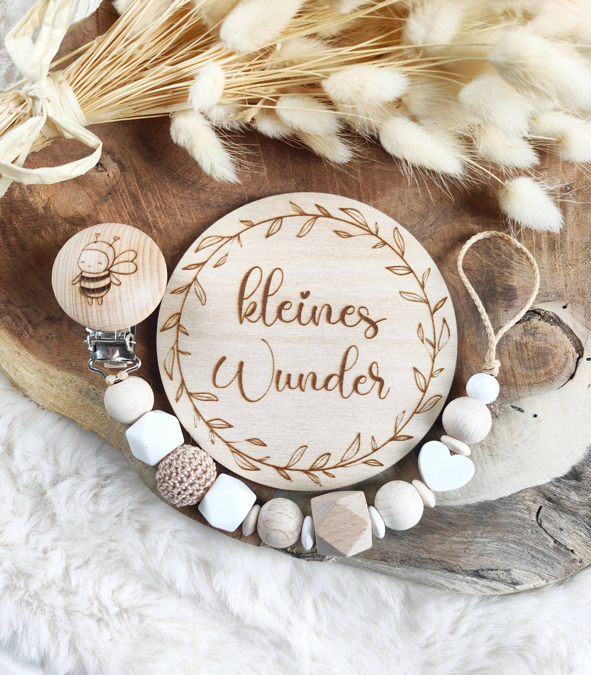 Schnullerkette Ohne Namen Für Mädchen Oder Jungen in Neutral Weiß Und Beige Als Geschenk Zur Geburt Schnullerkette Ohne Namen Für Mädchen Oder Jungen in Neutral Weiß Und Beige Als Geschenk Zur Geburt von Etsy - 7miniwunder