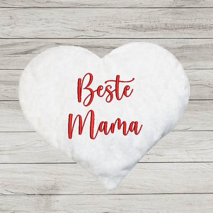 Personalisiertes Kirschkernkissen Wärmekissen Plüschstoff Individuell Geschenk Beste Mama Weihnachten Geschenkidee von Etsy - ASKreativManufaktur