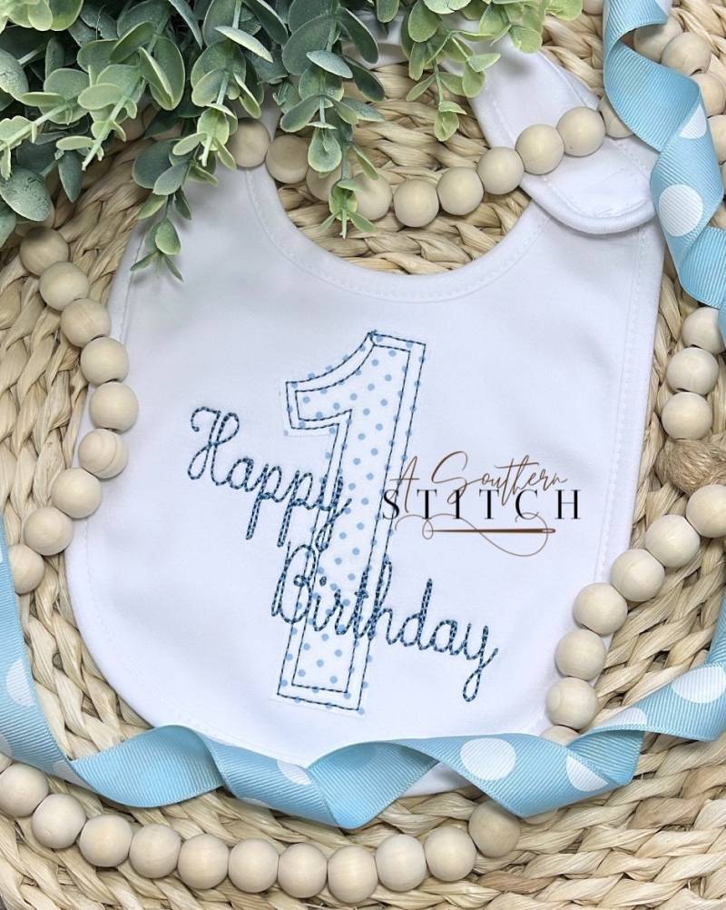 Geburtstagskind Lätzchen | Alles Gute Zum Geburtstag Smash Kuchen Monogrammed Erster von Etsy - ASouthernStitchMS