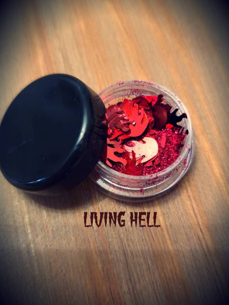 Living Hell Lose Augenglitzer von Etsy - ATScustomoddities