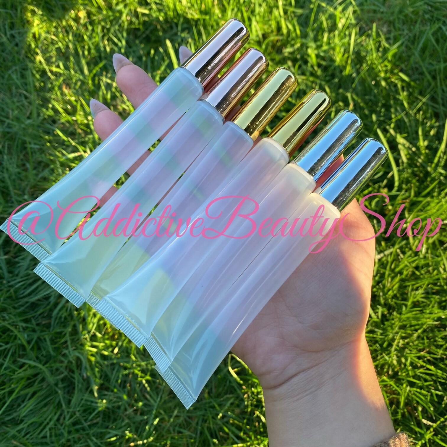 10 Stück Leere Lipgloss Long Squeeze Tubes | Silber, Gold Und Roségold Süchtig Beauty Shop 15Ml von Etsy - AddictiveBeautyShop