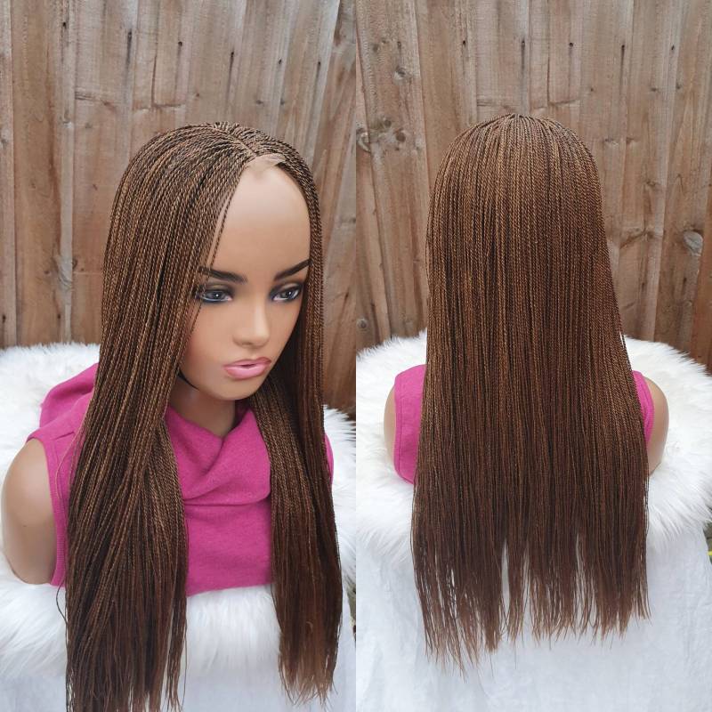 Hand Made Braided Micro Twist Wig/Senegalese 26 Inch | 27 & 30 Mix. Ready To Ship von Etsy - Adorablewigsuk