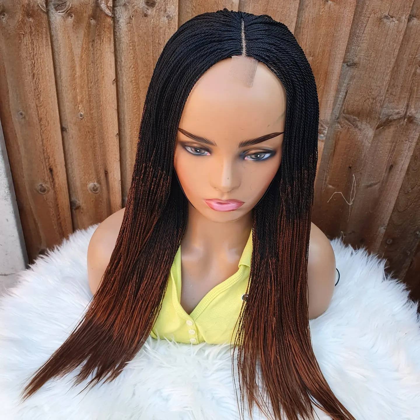 Micro Twist Ombre Braided Wig /Senegalese Twist/18 Inch | Colour 1 & 30 von Etsy - Adorablewigsuk