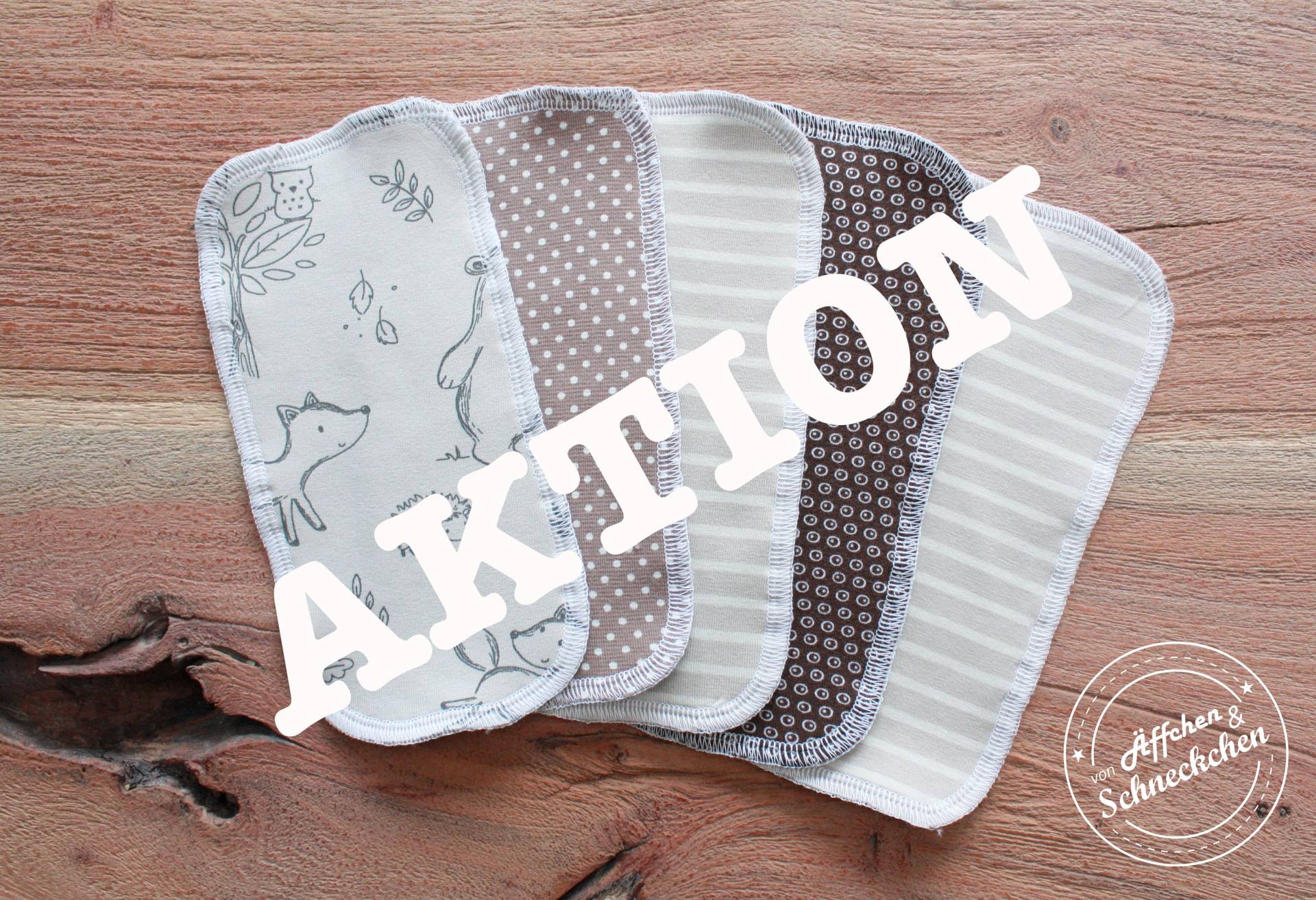 Aktion - 5 Mehrweg Bio Feuchttücher Waschlappen Waldtiere Zerowaste Baby Waschbar Nachhaltig Lesswaste Stoffwindel Aktion - 5 Mehrweg Bio Feuchttücher Waschlappen Waldtiere Zerowaste Baby Waschbar Nachhaltig Lesswaste Stoffwindel von Etsy - AeffchenSchneckchen