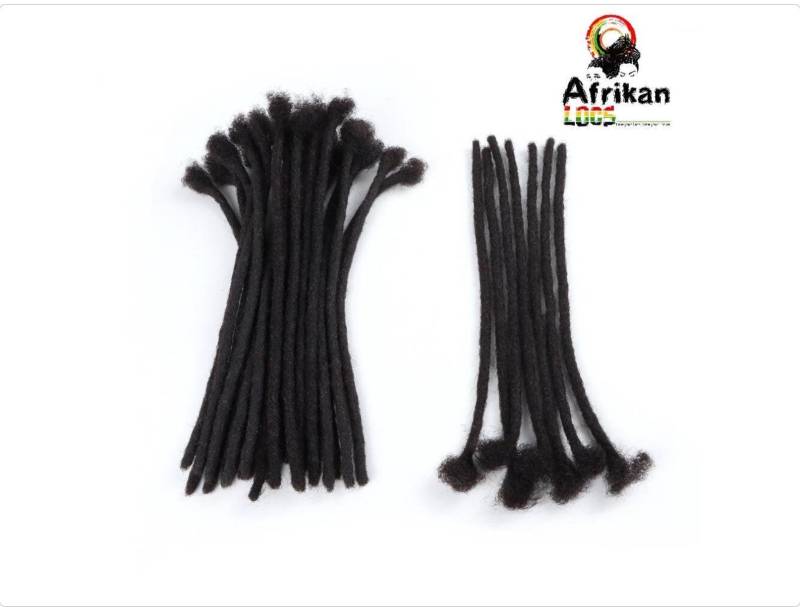 100% Menschliche Dreadlock Handgemachte Dreadlocks Kleine Mittelgroße Große Erweiterungen 10 Dreads Pro Bündel von Etsy - Afrikanlocs