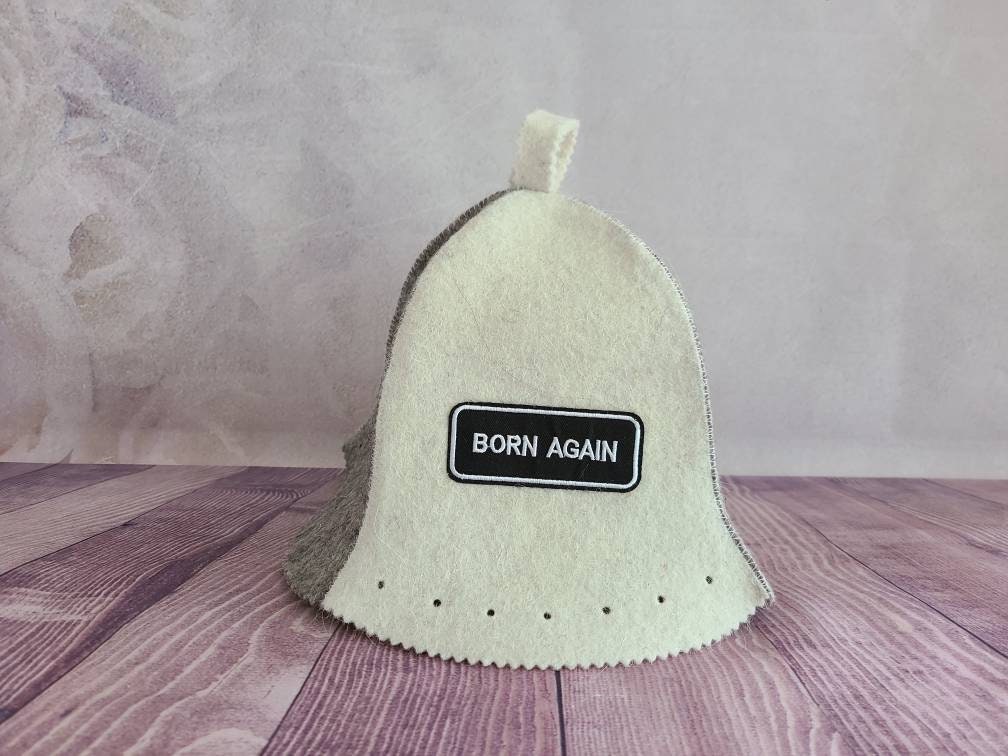 Wollsauna Hut Finn Sauna Steam Room Bademütze "'born Again" von Etsy - AgedBeautiesByMila