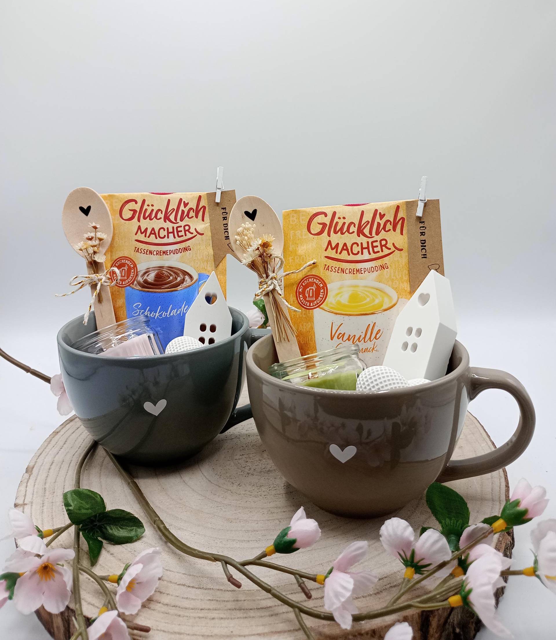 1x Geschenkset Tasse Mit Pudding | Glücklichmacher Kerze Häuschen Geschenk Zum Geburtstag Auswahl von Etsy - AllgaeuRebellen