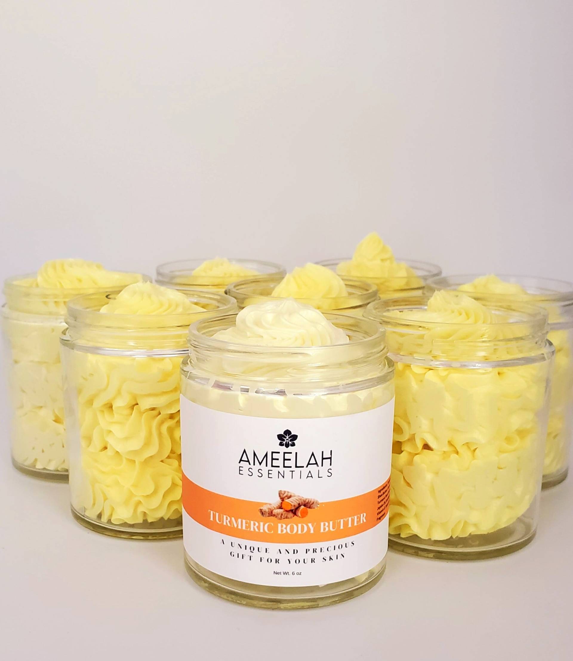 8Oz Kurkuma Zuckerpeeling & 6Oz Körperbutter von Etsy - AmeelahEssentials