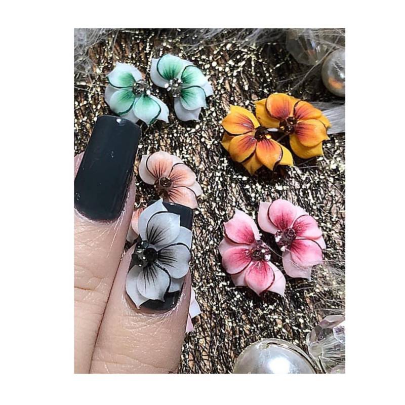 3D Acryl Blume Für Nagel. Handgemachte Acrylblume von Etsy - AngkorMoonNail