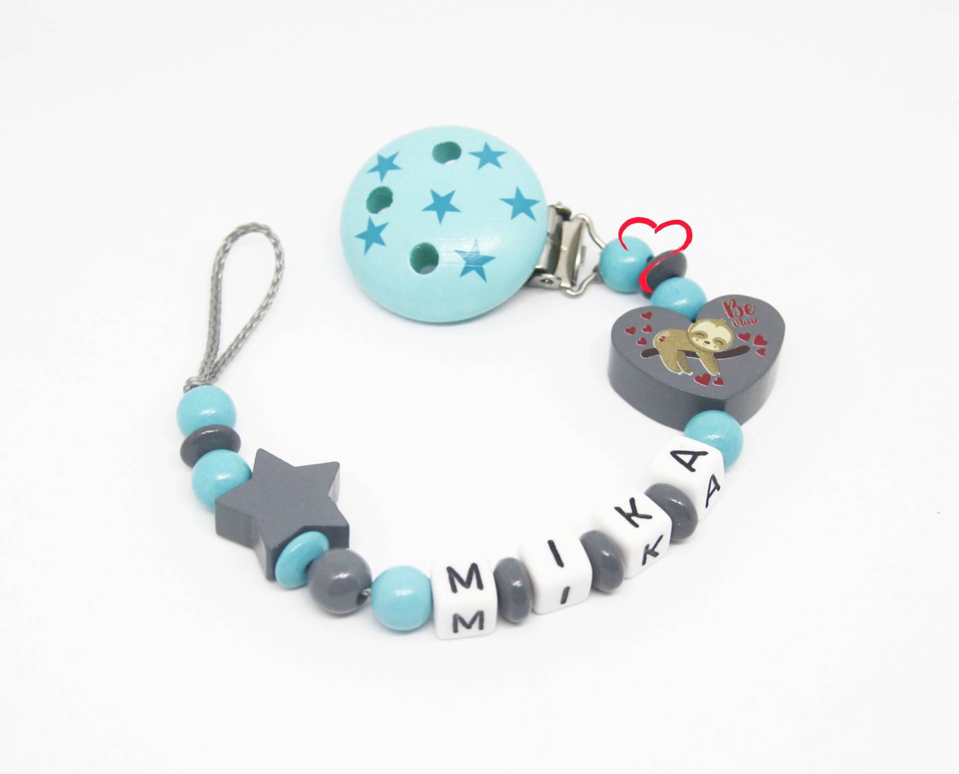 Schnullerkette Mit Namen Junge Personalisiert Faultier Stern Geburt Taufe Babygeschenk Babyparty Schnullerkette Mit Namen Junge Personalisiert Faultier Stern Geburt Taufe Babygeschenk Babyparty von Etsy - AnniLieblingsstuecke