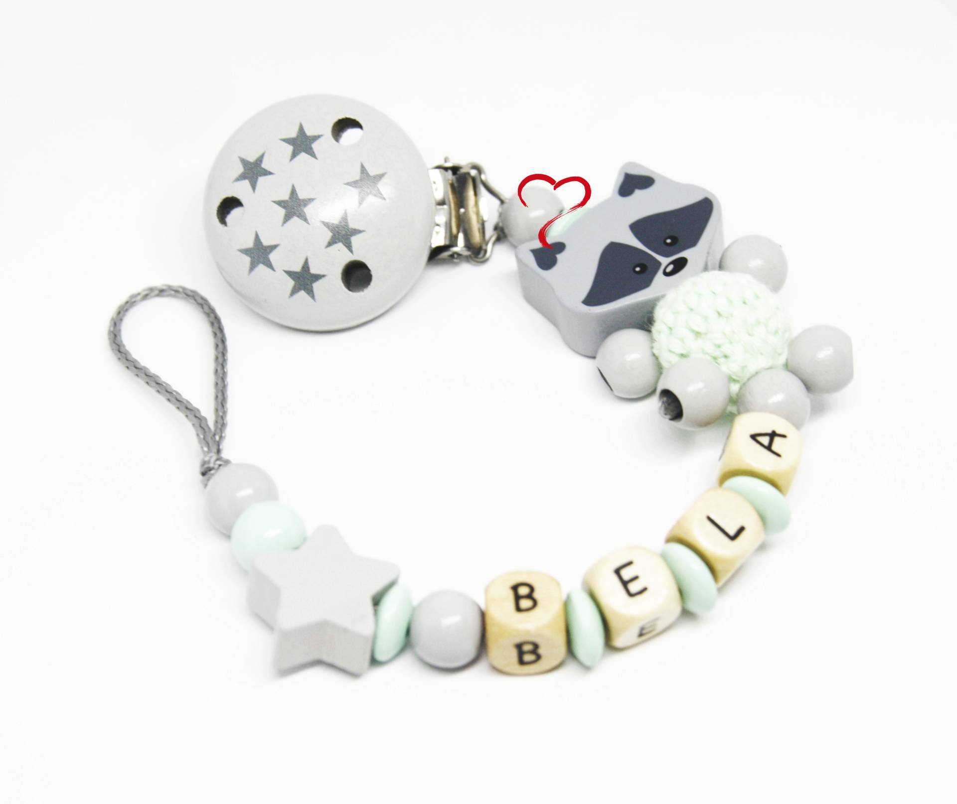 Schnullerkette Mit Namen Junge Personalisiert Waschbär Geburt Taufe Babygeschenk Babyparty Schnullerkette Mit Namen Junge Personalisiert Waschbär Geburt Taufe Babygeschenk Babyparty von Etsy - AnniLieblingsstuecke