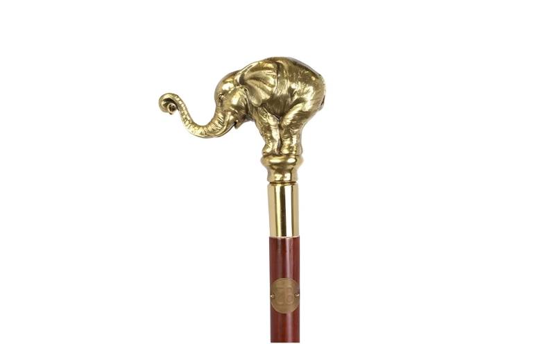 Unique Walking Stick With Bronze Elephant Handle - Exclusive Gift For Men von Etsy - AntiquaVinux