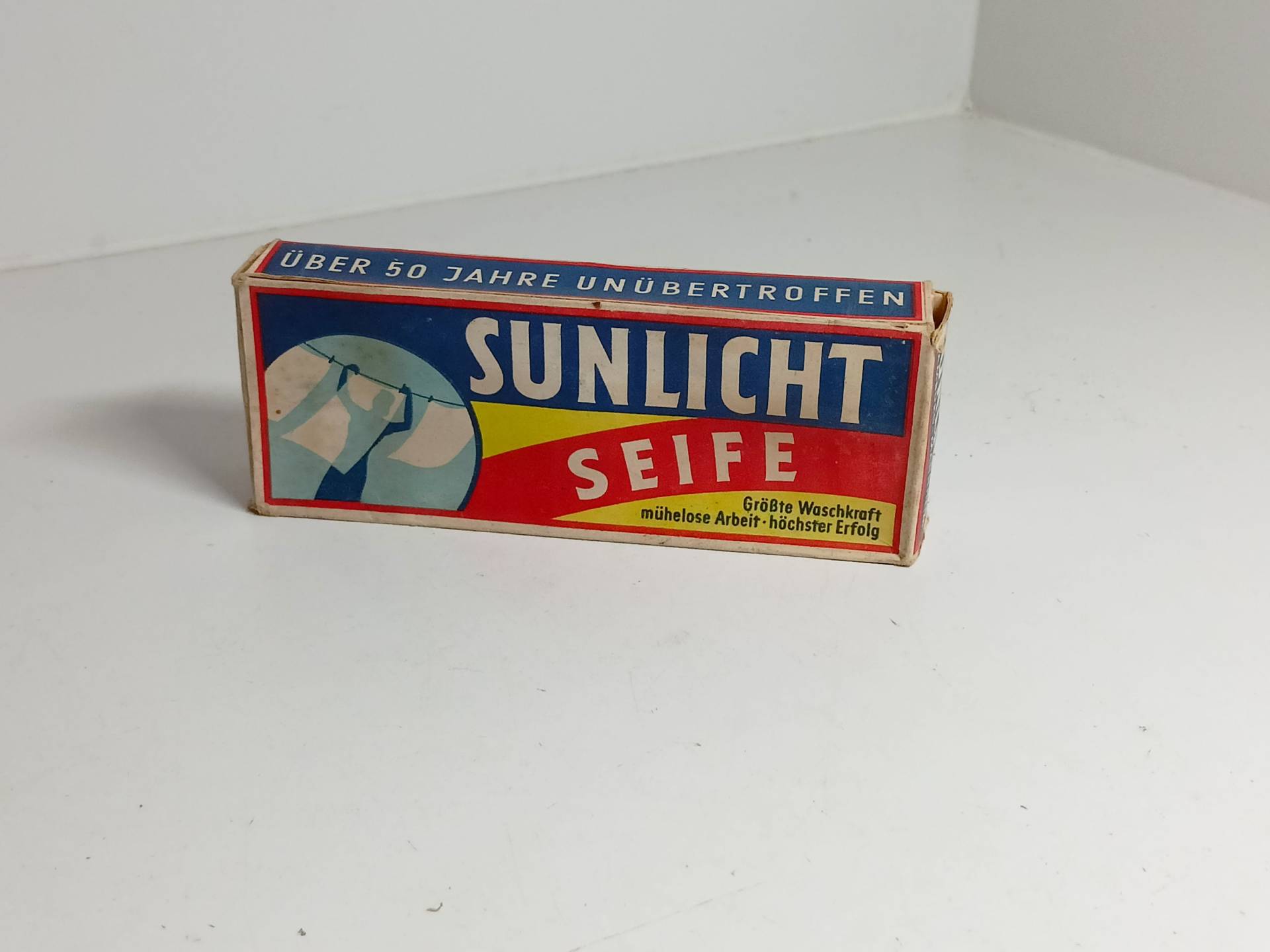 Vintage Seife Sammler Karton Werbung Sunlicht Original 60Er von Etsy - ApadisArt