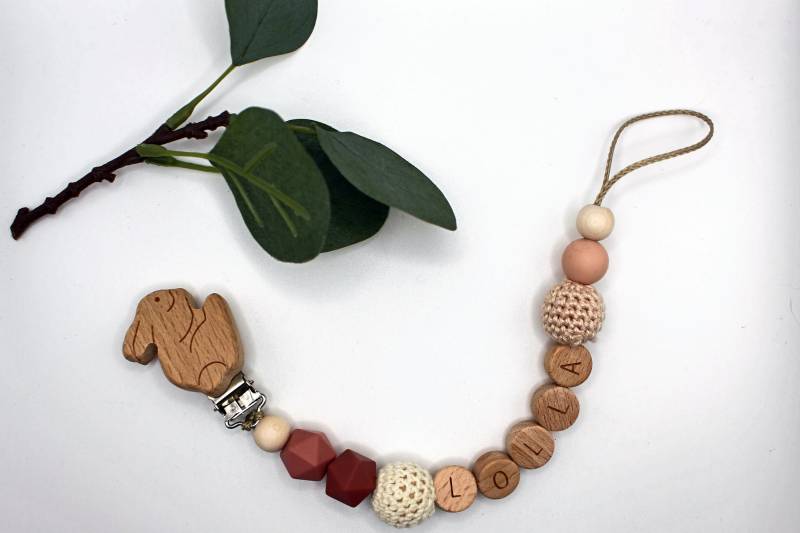 Schnullerkette, Runde Buchstaben, Wählbarer Clip, Personalisiert Schnullerkette, Runde Buchstaben, Wählbarer Clip, Personalisiert von Etsy - ArtPearlBaby