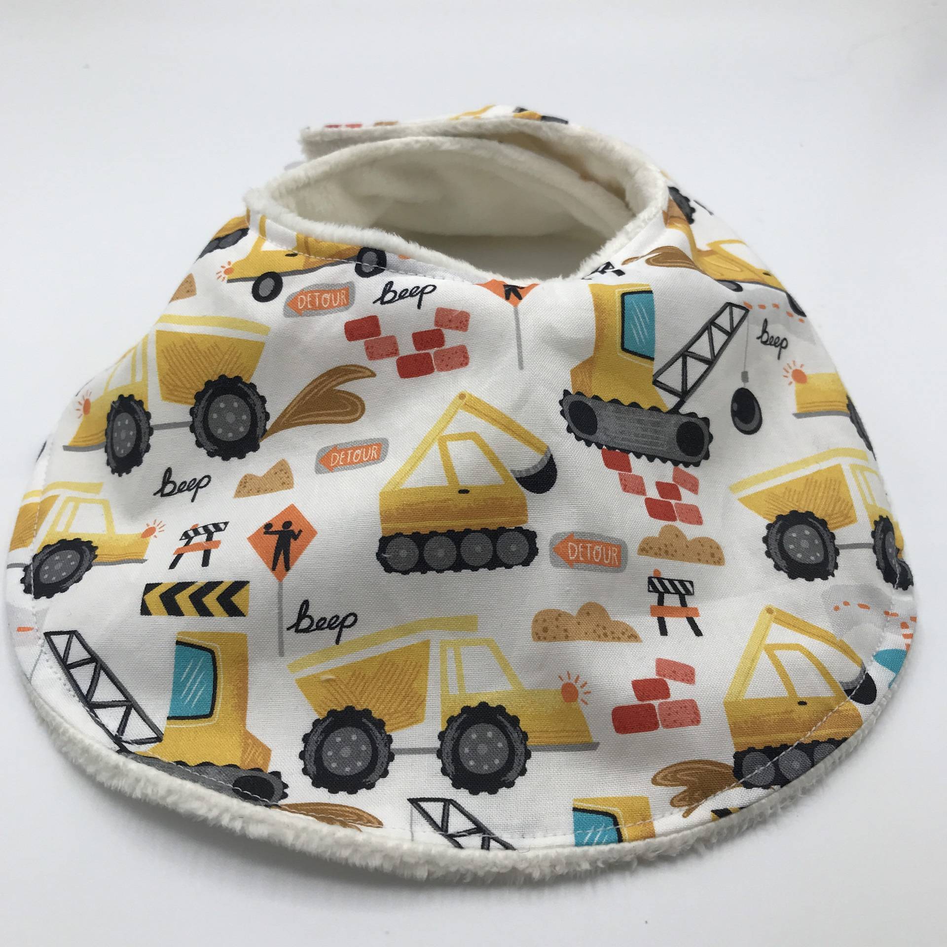 Baby Lätzchen, Sabber Lkw, Bagger, Lätzchen Geschenk, Baby-Dusche-Geschenk, Gender Neutral, Baby, Neugeborene, Geschenk, Neues von Etsy - AshgateCrafts