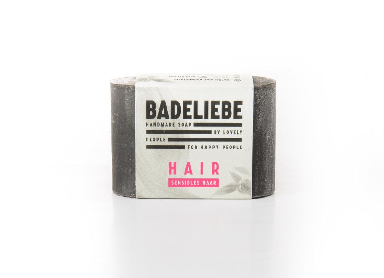 Badeliebe Hair - Festes Shampoo Für Sensibles Haar Mit Schwarzer Tonerde von Etsy - BADELIEBE