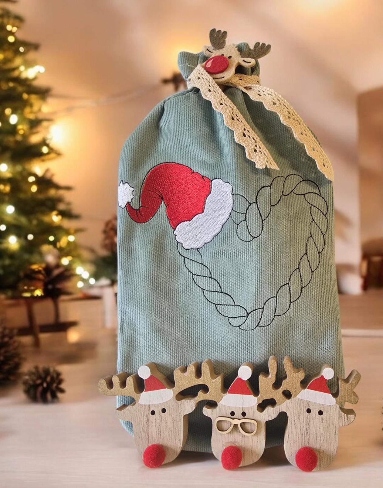 Herzliche Weihnachten - Wärmflaschen Bezug von Etsy - BBmisali