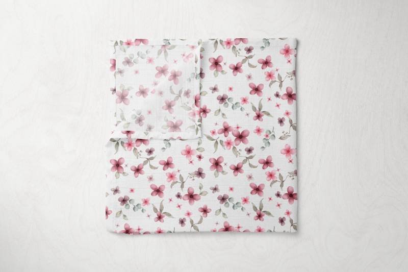 Rosa Wildblumen Daisy Floral Luxus Super Weich 60 X cm Bambus Baby Mädchen Musselin Quadrat Spucktuch Duschgeschenk von Etsy - BabyBellsUK