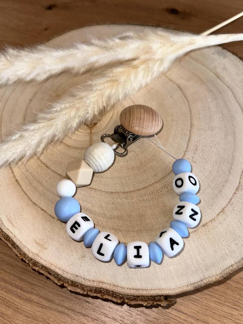 Schnullerkette Mit Namen | Personalisiert Geburtsgeschenk Einzigartiges Geschenk Babygeschenk Junge von Etsy - Babygeschenkeluisa