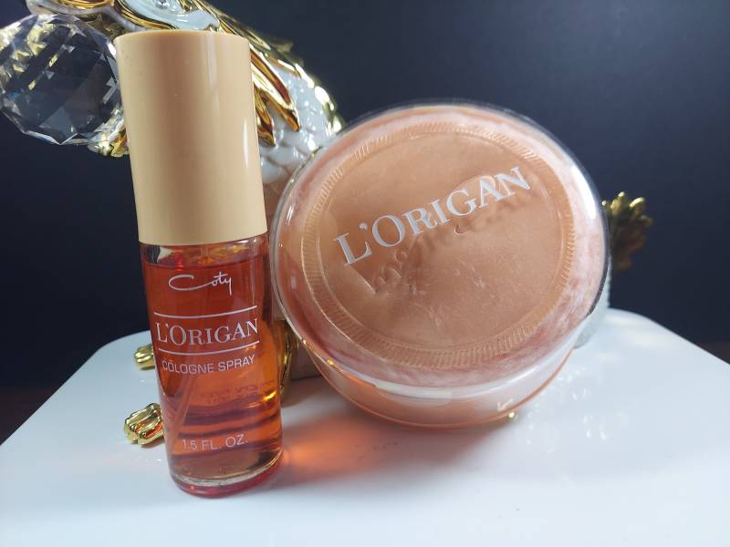 L'origan 1, 5 Unzen Köln Spray & 11 Staubpuder Vintage von Etsy - BadBoysBikerJewelry