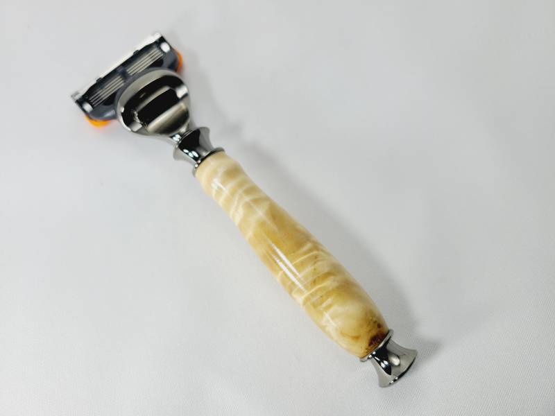 Fusion Baumwollholz Rasierer von Etsy - BadlandsShaving