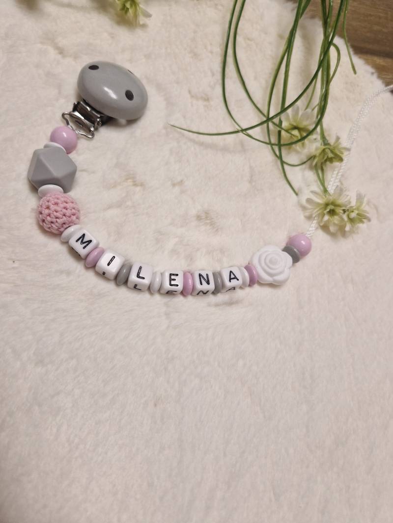 Schnullerkette Mit Namen Mädchen |Baby Geschenk| Personalisiertegeschenke |Geburt von Etsy - Bambinidream