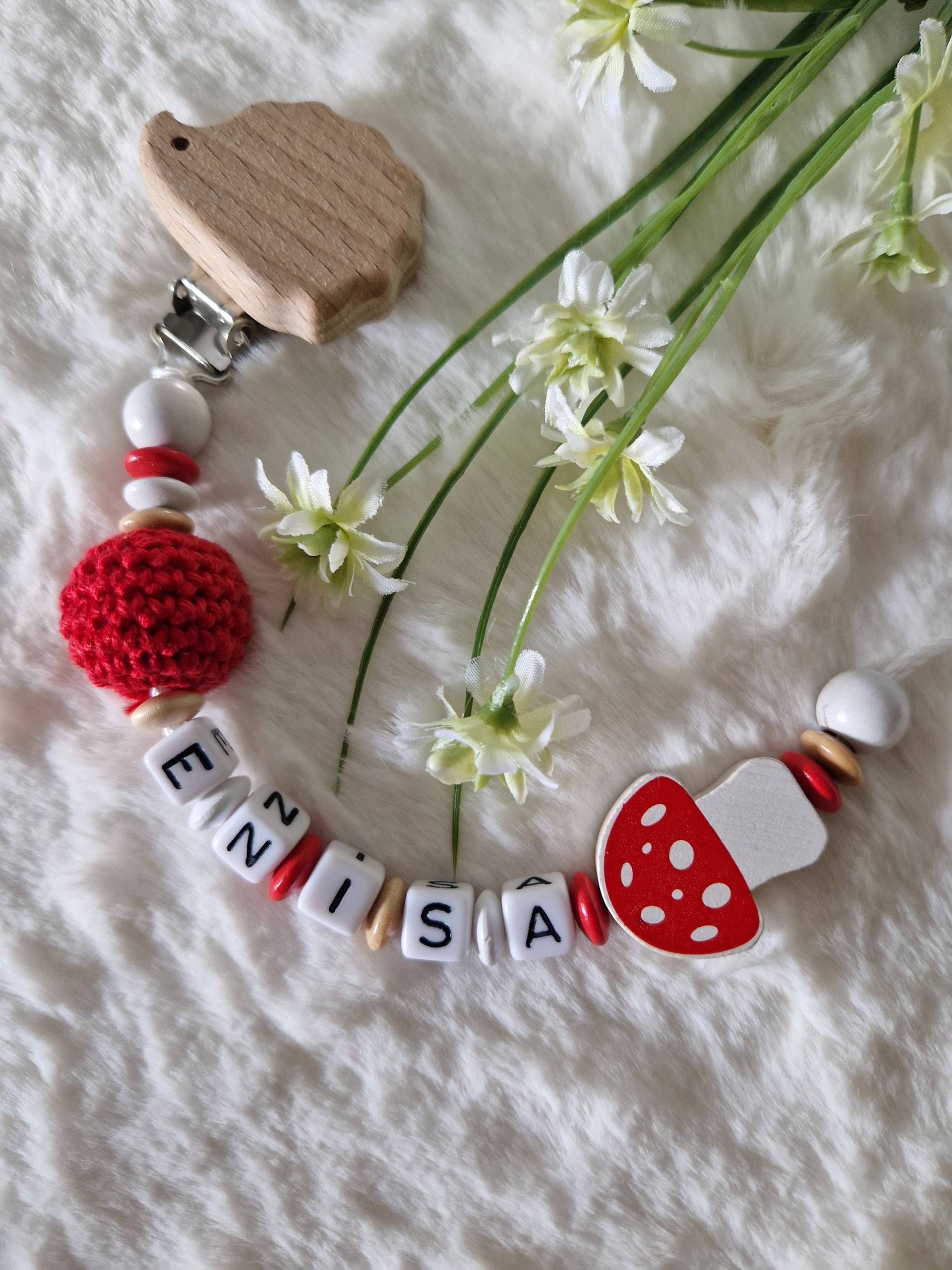 Schnullerkette Mit Namen Neutral|Baby Geschenk| Personalisiertegeschenke |Baby |Geburt von Etsy - Bambinidream