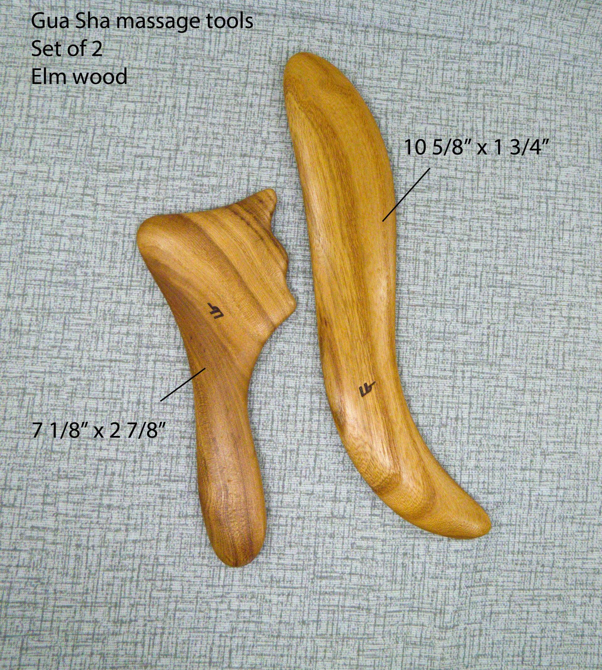 2Er Set Gua Sha Massage Holzwerkzeug, Mittelgroße Schaber Mit Zähnen, Holzmassage Für Gesicht, Hals, Körper, Hände Und Finger von Etsy - BarryWoodShop