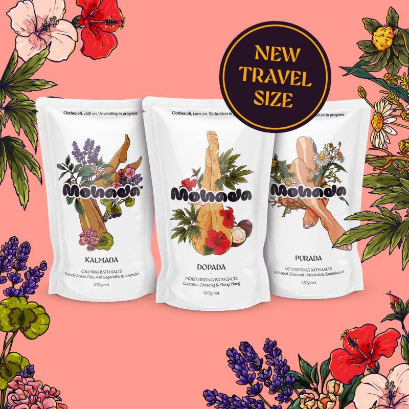 Travel Indulgence Bundle - 3 Badesalze von Etsy - BathSaltsbyMOHADA