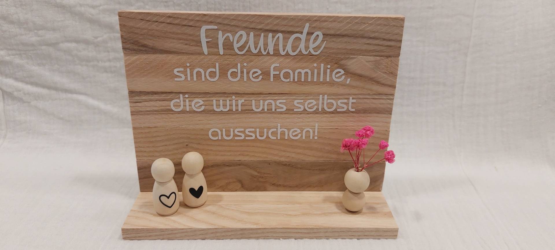 Geschenk Freundin Freundschaft Aufsteller Mit Spruch Freunde Mitbringsel Beste Deko Klötzchen von Etsy - Bavariangifts23