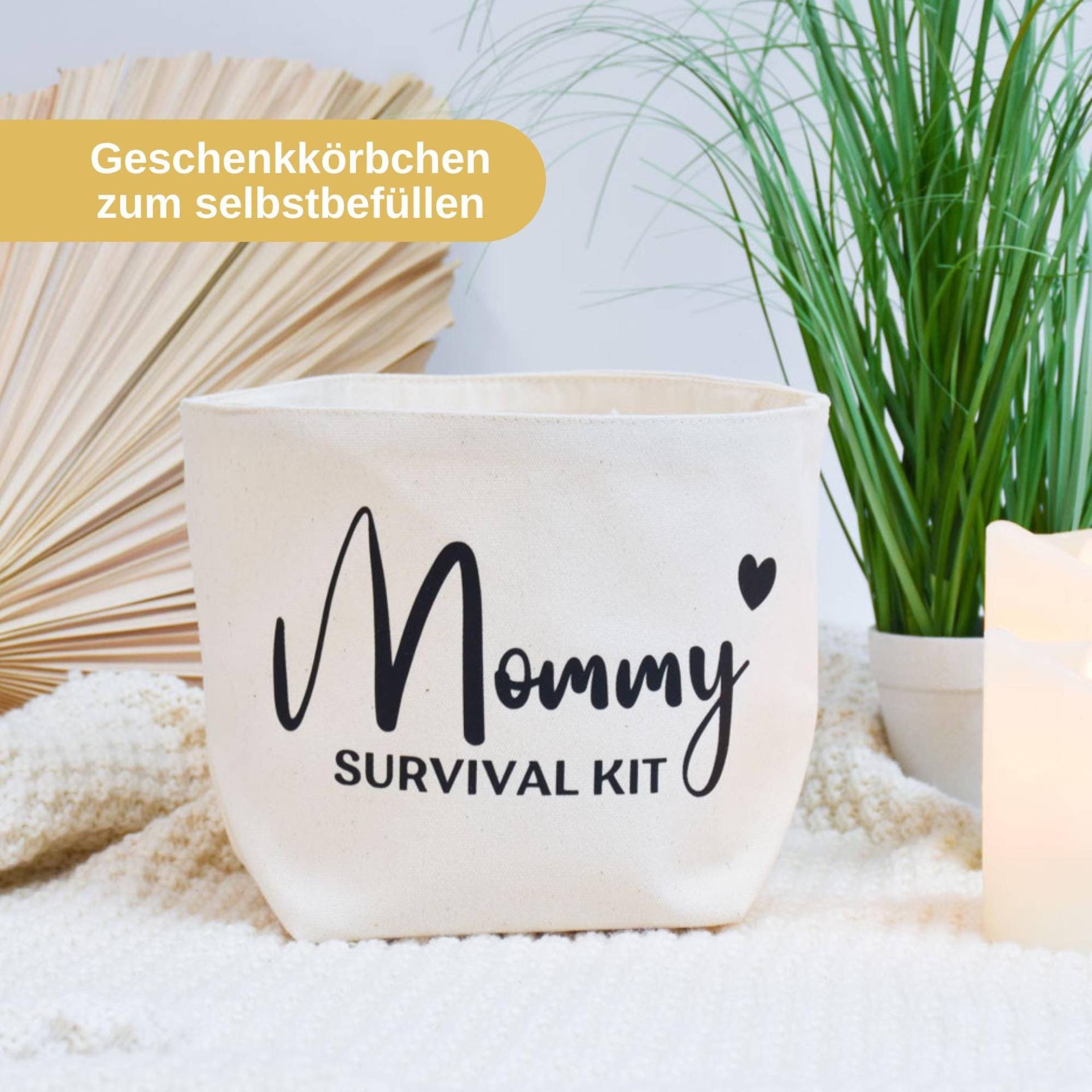 Geschenkkörbchen "Mommy Survival Kit" | Geschenkkorb Zum Selbstbefüllen Geburtstagsgeschenk Freundin Schwester Oder Mama Wellnessbox von Etsy - BeBonnieShop