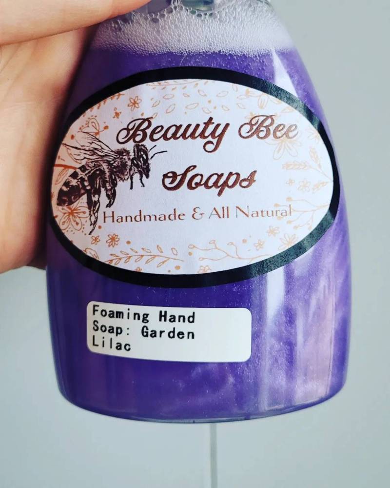 Gartenflieder Schäumende Handseife von Etsy - BeautyBeeSoap