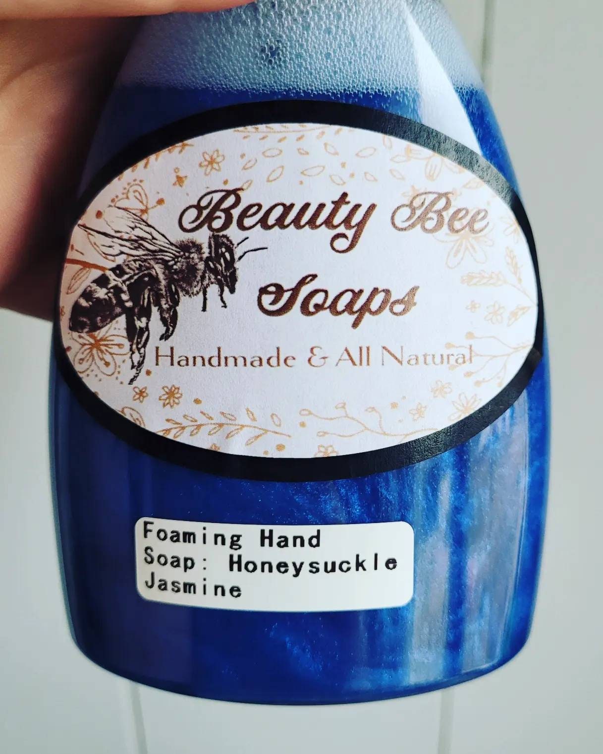 Geißblatt Jasmin Schäumende Handseife von Etsy - BeautyBeeSoap