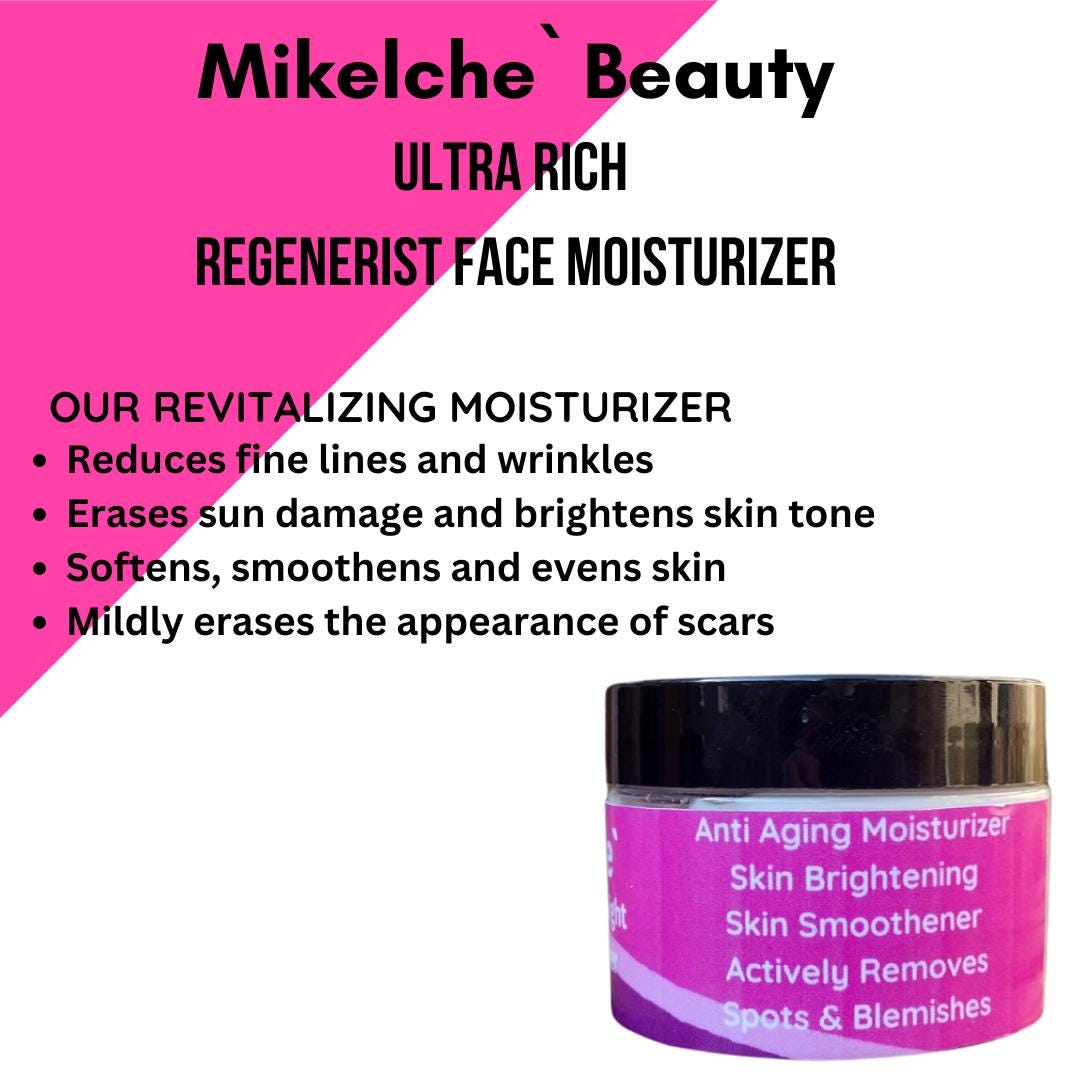 Mikelche Revitalisierende Gesichts-Feuchtigkeitscreme von Etsy - BeautyHeatShield