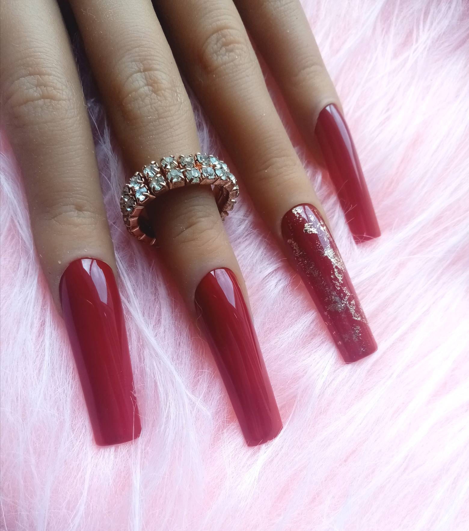 Xxl Eckiger Nageldruck Set/Rote Xxl Nägel Custom Fehlnägel Herbst/Herbst Nagel von Etsy - Begorgeousnails