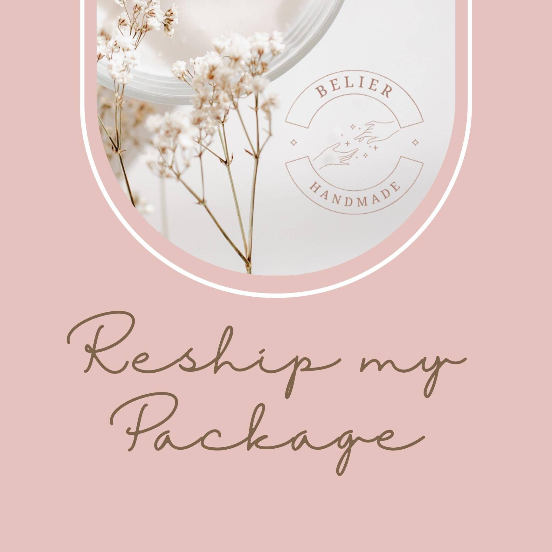 Reship Mein Paket von Etsy - BelierHandmade