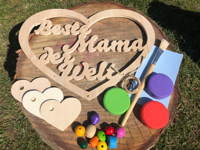 Diy Bastelset Mama Herz Aus Holz von Etsy - Besonderlich