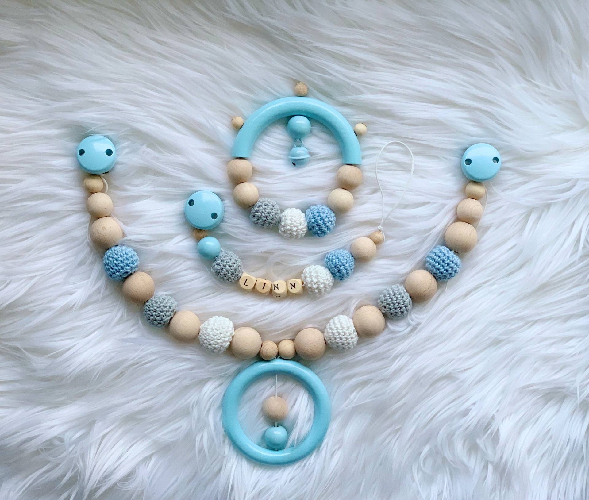 Baby Geschenk Häkel Set Amigurumi Schnullerkette Kinderwagenkette Rassel Greifling Baby Geschenk Häkel Set Amigurumi Schnullerkette Kinderwagenkette Rassel Greifling von Etsy - BestLovelythings