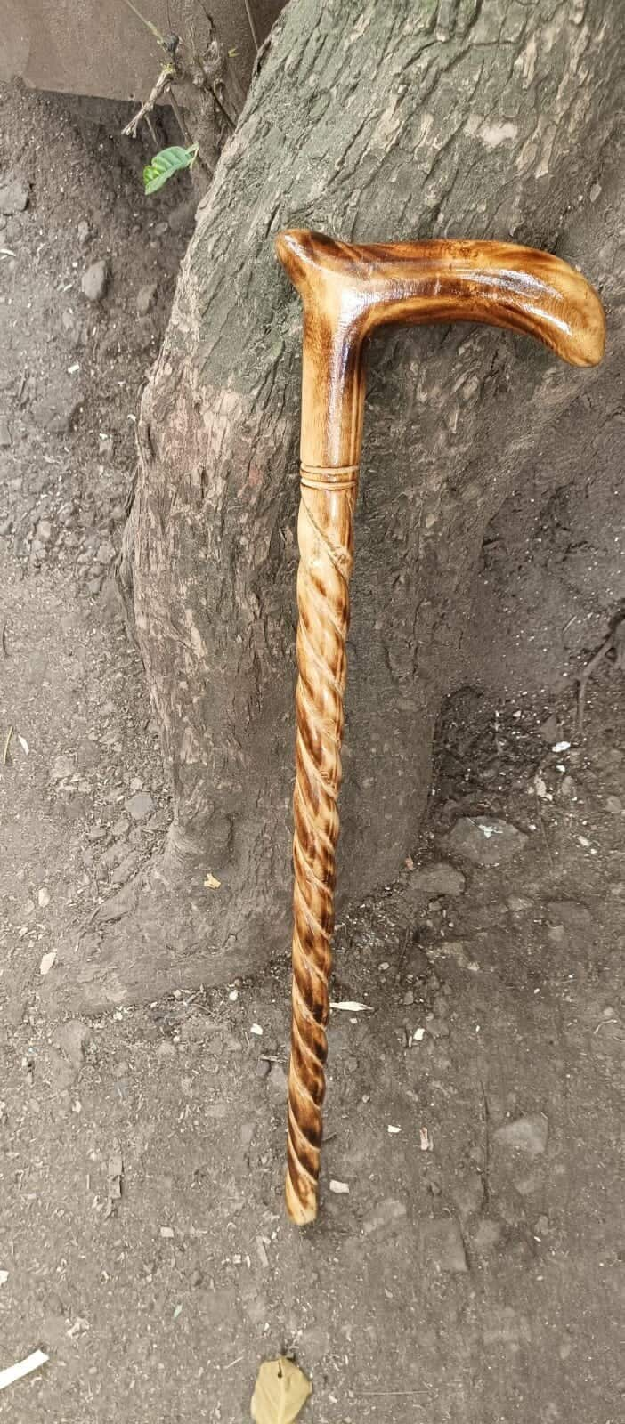 "Original Twisted Style African "Comfort Grip" Zu Fuß Wanderstock Cane Handmade Kenia Solid Natural Schwarz Gezeigt Oder Palisander Verschiedene von Etsy - Bestgemdiamond