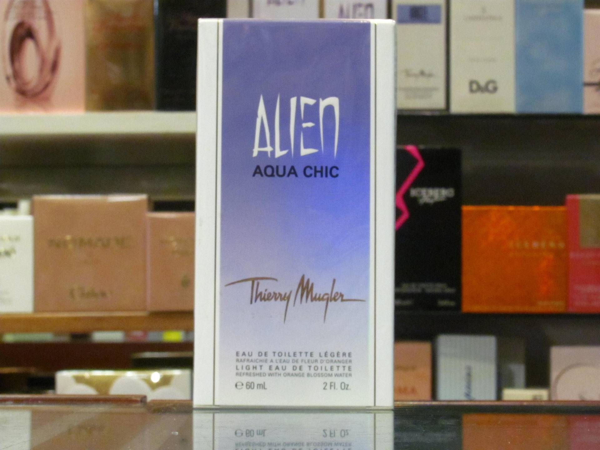 Alien Aqua Chic - Thierry Mugler Eau De Toilette Legere 60 Ml Edt Spray Sehr Selten von Etsy - BettiVintagePerfumes