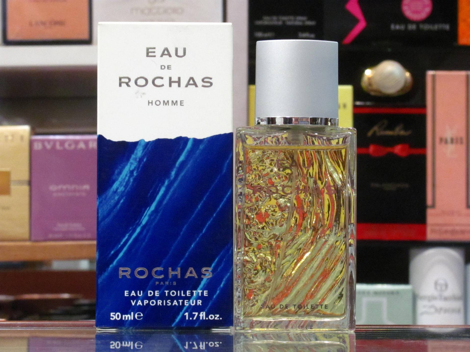 Eau De Rochas Homme - Toilette 50Ml Edt Spray Vintage Sehr Selten von Etsy - BettiVintagePerfumes