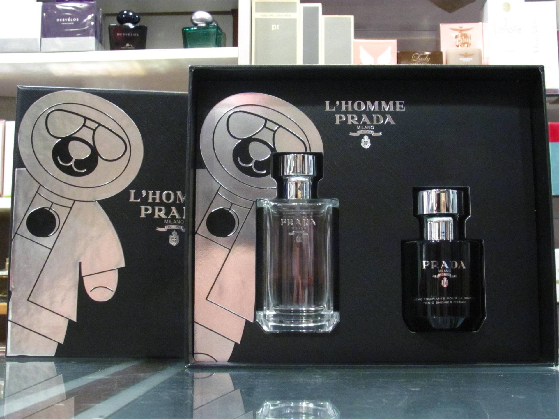 Prada L'homme Set Eau De Toilette 50Ml Spray + Duschgel 100Ml - Sehr Selten von Etsy - BettiVintagePerfumes