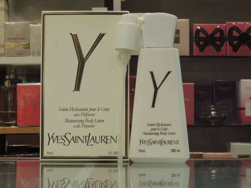 Y - Yves Saint Laurent Feuchtigkeitskörper Lotion Mit Dispencer 200Ml Vintage Sehr Selten von Etsy - BettiVintagePerfumes