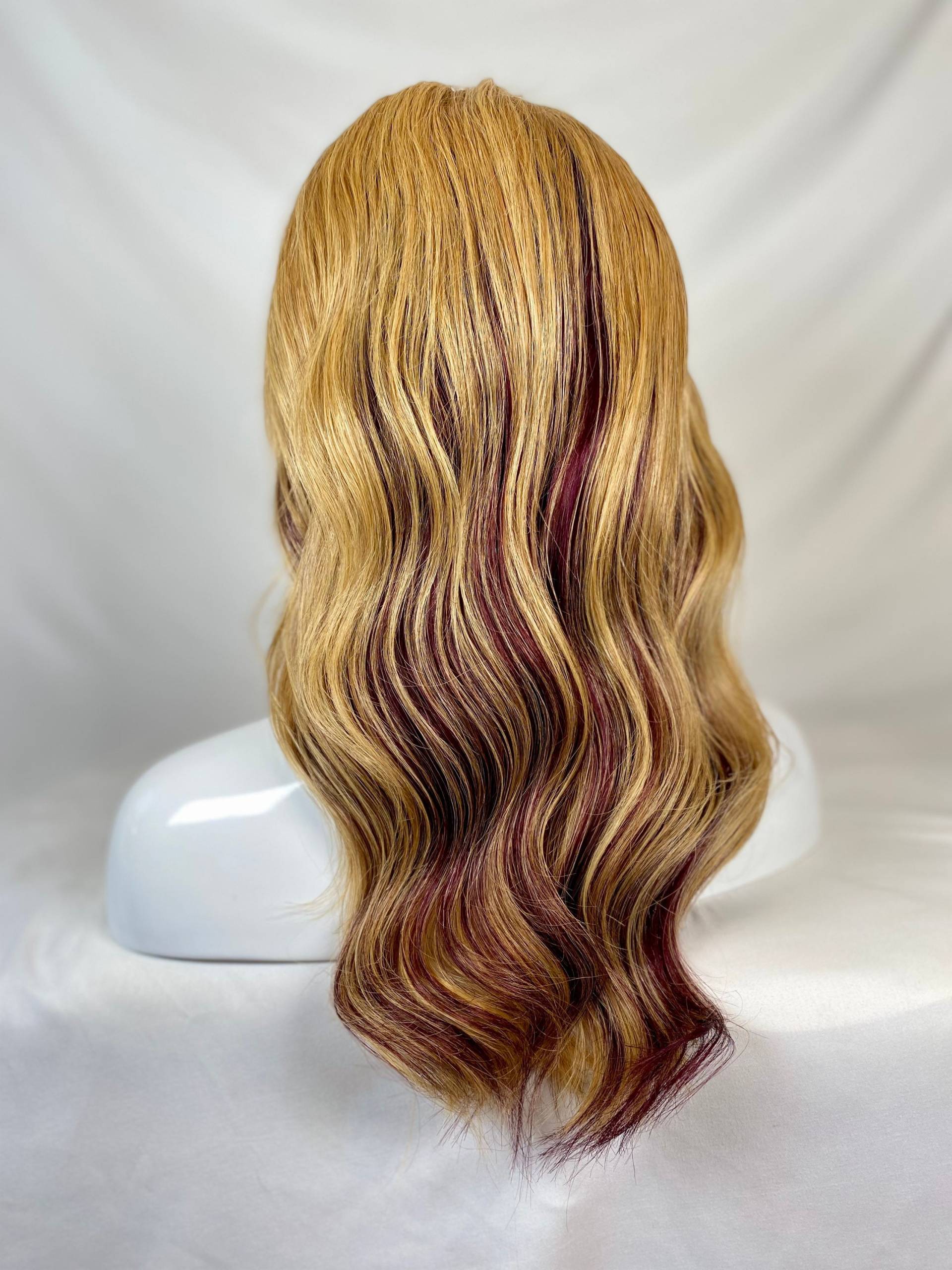 20" Lila Clip in Menschlichen Haarverlängerungen Rose Hell Lila, Rot Violett Clipin Extensions, Lange Verlängerungen Peek-A-Boo Extensions von Etsy - BigWigBar