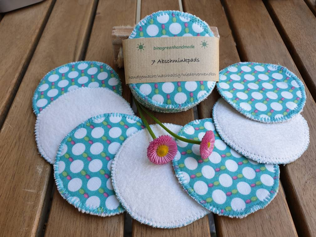 Abschmink - Und Reinigungspads, Waschbar Nachhaltig von Etsy - BinaGreenHandmade