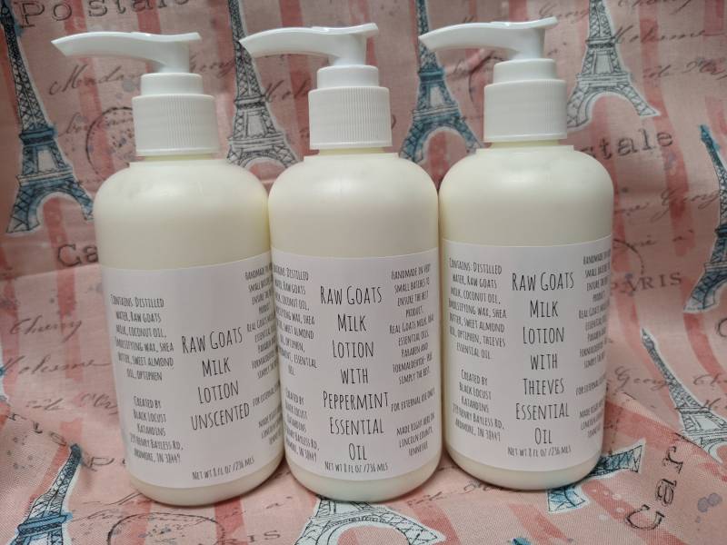 Rohe Ziegenmilch Lotion Mehrere Düfte von Etsy - BlackLocustKatahdins