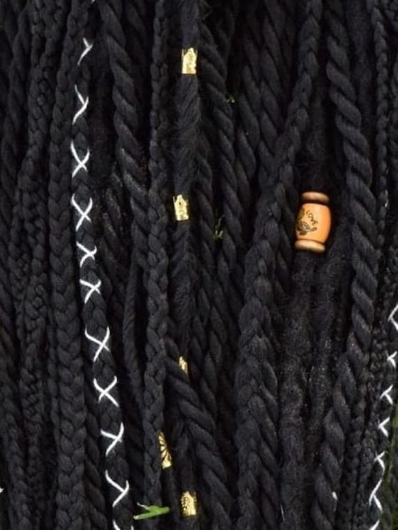 Mischung Aus Braids Und Dreads in Schwarz von Etsy - BlissfulKindred