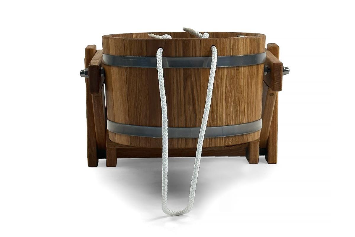 Dubové Polevací Vědro Do Sauny 23 L Dubové Polevací Vědro Do Sauny 23 L von Etsy - BonPosCZ